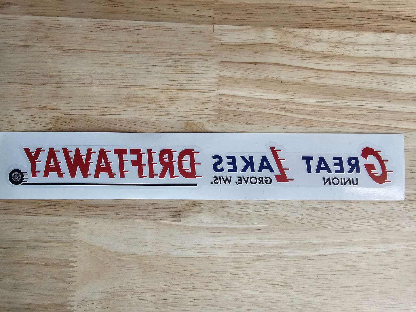 Driftaway Heritage Mirror Sticker