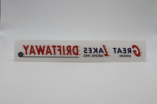 Driftaway Heritage Mirror Sticker